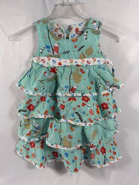 JELLY THE PUG Toddler Girls Miranda Halter Dress Size 6X
